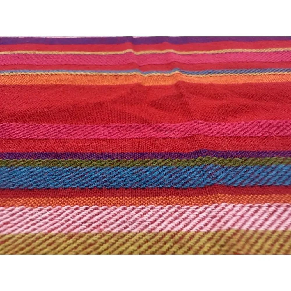 Target Casual Home Cabana Rio Collection Red Stripe Napkins 100% Cotton Set 10